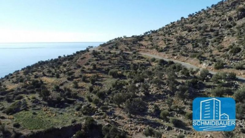 Agios Georgios bei Agia Galini Kreta, Agios Georgios: Grundstück mit Baugenehmigung für drei Häuser und einen Swimmingpool Grundstück kaufen